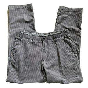 UNDER ARMOUR Grey Pinstripe Golf Pant Size 32/30